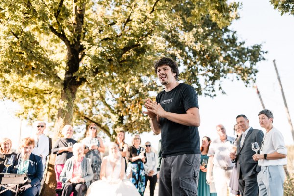 Rede bei der Hochzeitsfeier im Hopfengut No20 Tettnang