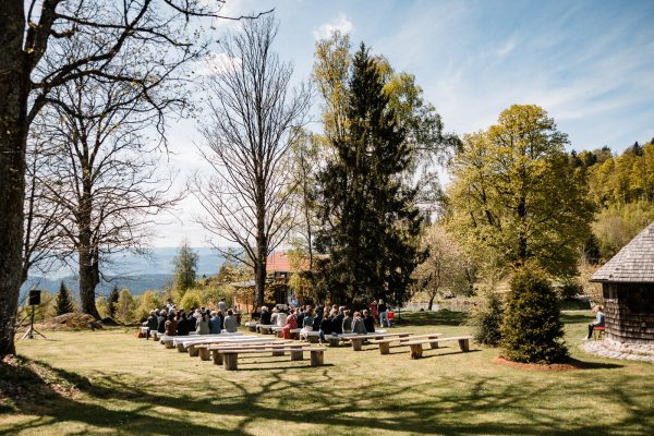 Freie Trauung von Bettina und Jonas auf der Gutsalm Harlachberg