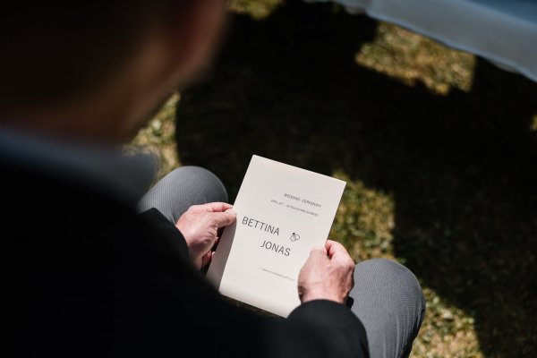 Hochzeitsprogramm von Bettina und Jonas auf der Gutsalm Harlachberg