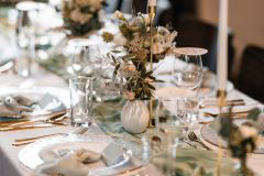 Festlich gedeckter Hochzeitstisch im Birnauer Oberhof