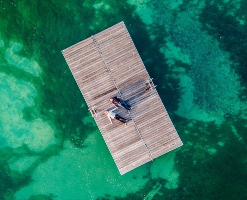 drone hochzeit