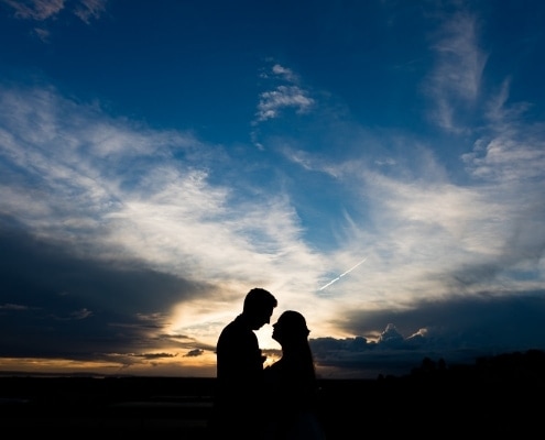 wedding sunset